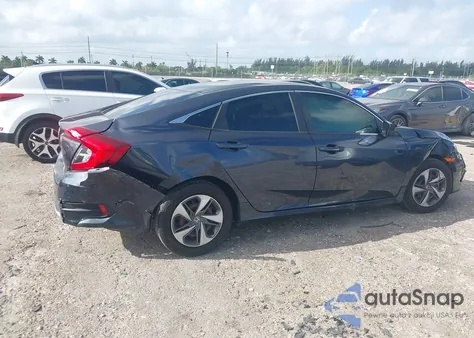 2020 Honda Civic Lx из США, поврежденный, VIN 19XFC2F67LE016023
